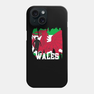 Wales Flag Soccer Football Team 2022 Phone Case