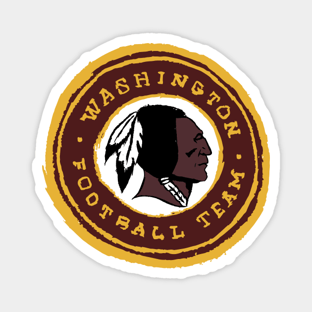 Washingtoooon Football Team 05 Magnet by Very Simple Graph