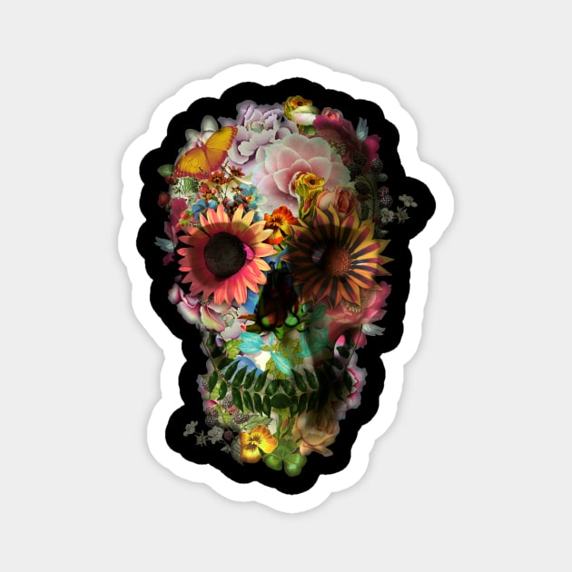 Gardening Skull Magnet by aligulec