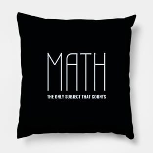 Funny Math Joke Pillow