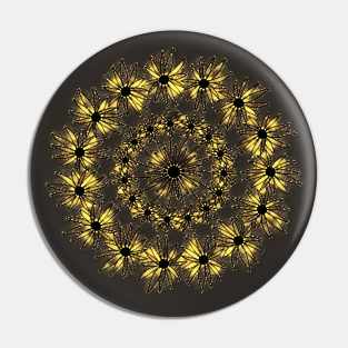 Glowing Flower Ring Pin