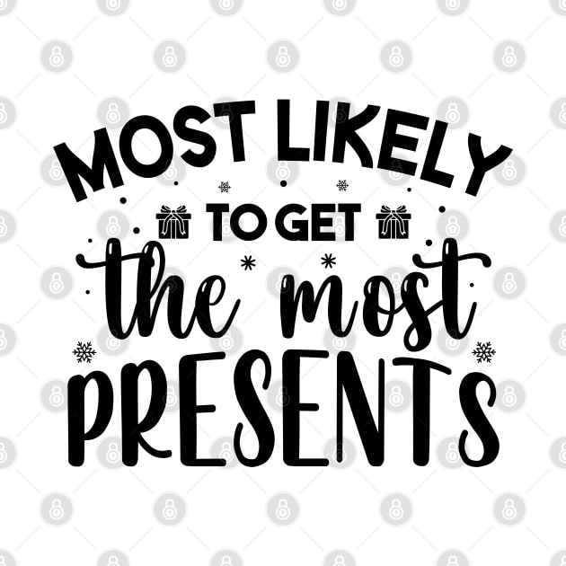 Most Likely To Get The Most Presents Funny Christmas by norhan2000