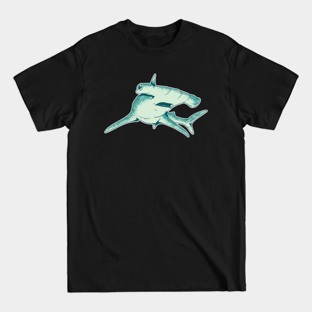 Hammerhead Shark - Hammerhead Shark - T-Shirt sold by Perry Gunder