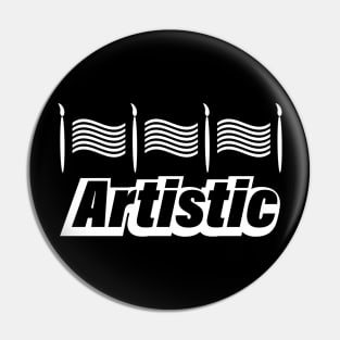 Artistic fun typography design Pin