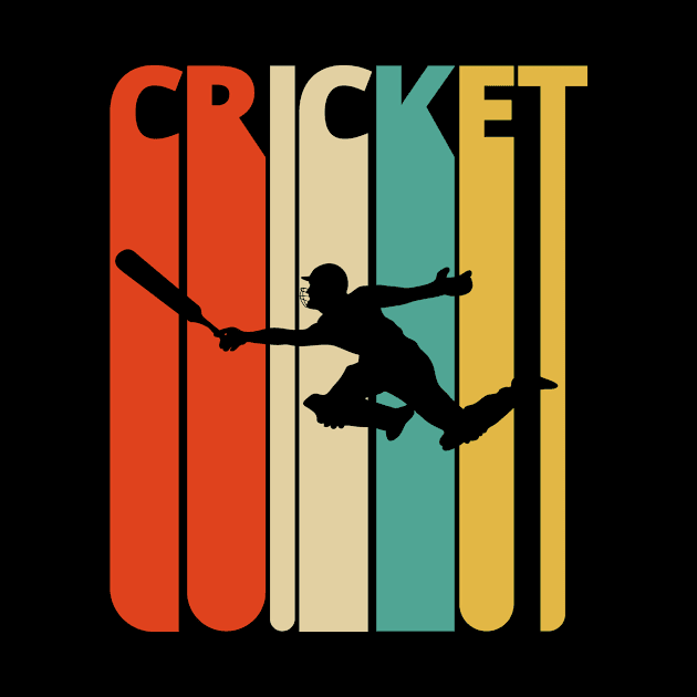 Cricket Silhouette, retro design. by MadebyTigger