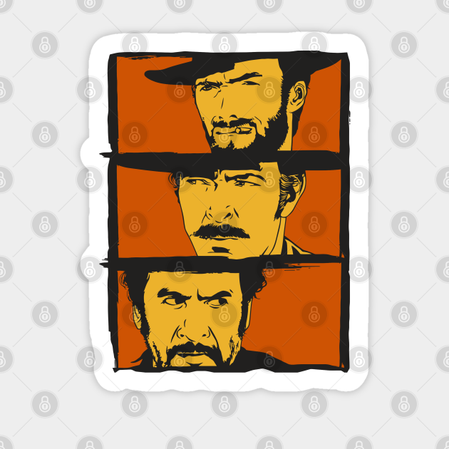 The Good,the Bad and the Ugly art - Movie - Sticker