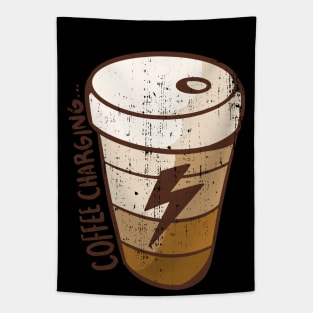 Coffee Charging Tapestry