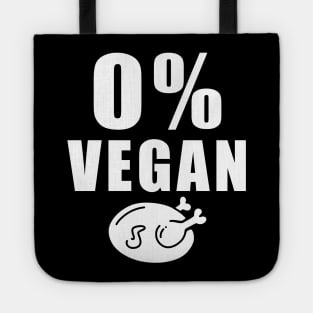 Funny Meat Eater BBQ Carnivore 0% Vegan Tote