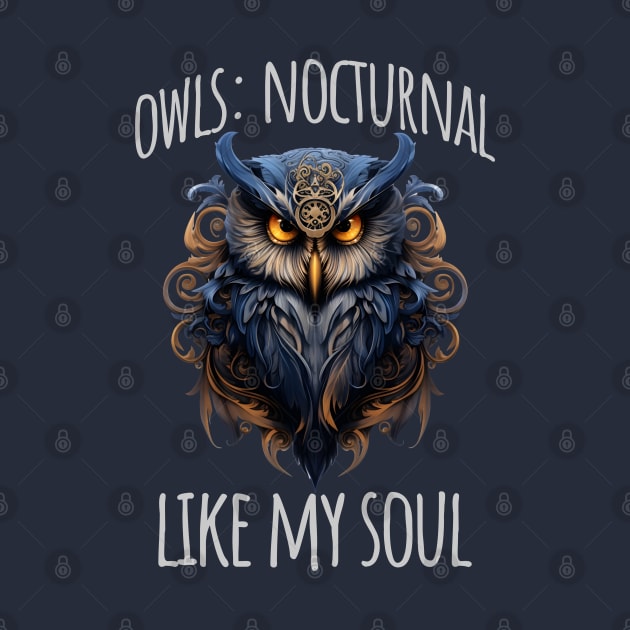 Owls: Nocturnal Like My Soul by Luxinda