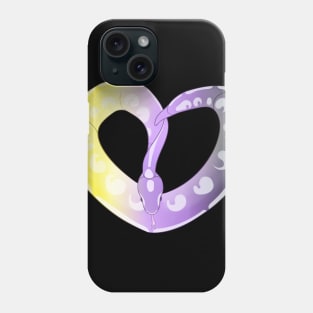 Ball Python Heart (NB Pride Design) Phone Case