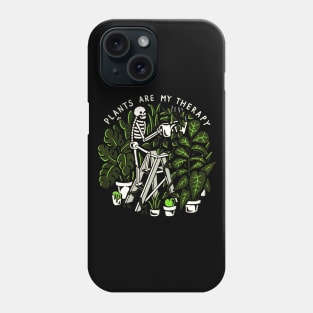 Skeleton Plants Are My Therapy Phone Case