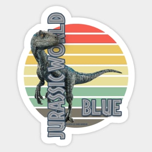 Jurassic World Blue Raptor Family Sticker for Sale by GiftPantheon