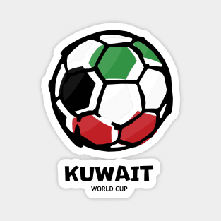 Kuwait Football Country Flag Magnet