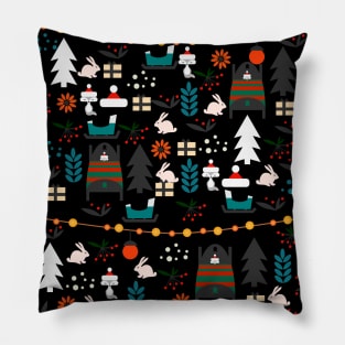 Everybody's waiting for Santa Pillow