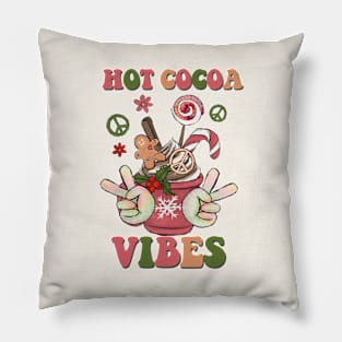 Hot Cocoa Vibes Pillow