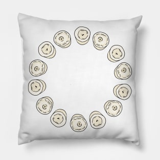 Candles Wreath Pillow