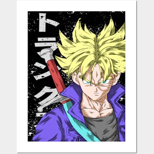 Future Trunks Dragon Ball Fine Art Anime Poster for Sale by