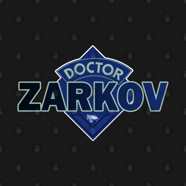 Doctor Zarkov - Doctor Who Style Logo by RetroZest