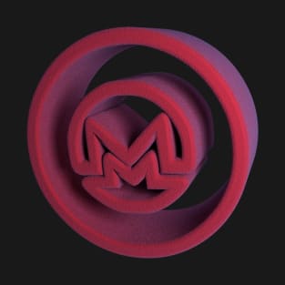 3D Monero - Felt T-Shirt