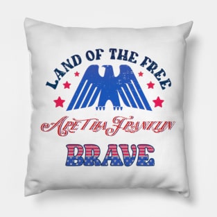 BRAVE ARETHA - LAND OF THE FREE Pillow