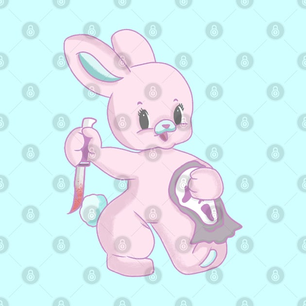 spooky bunny by yourlocalartplug