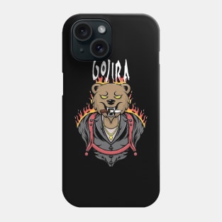 Bear gojira vintage Phone Case