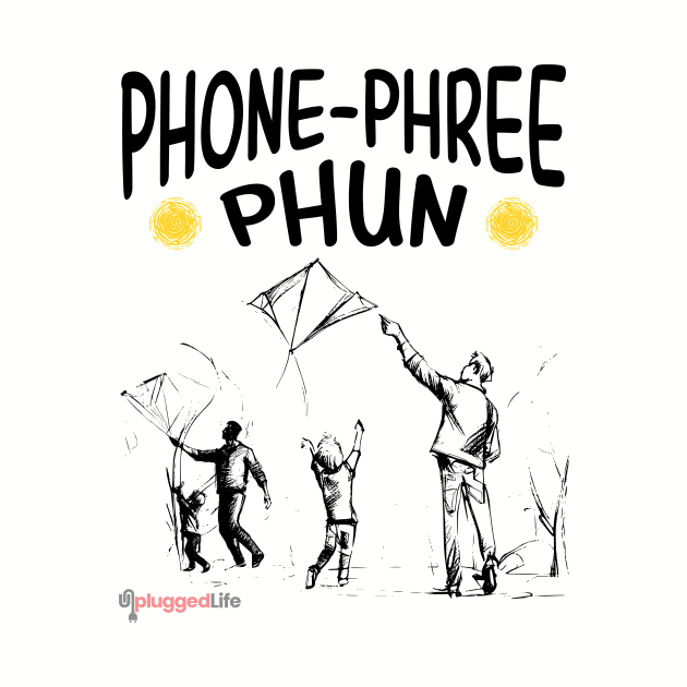 Phone Phree Phun Kite Park Outdoors by UnpluggedLife