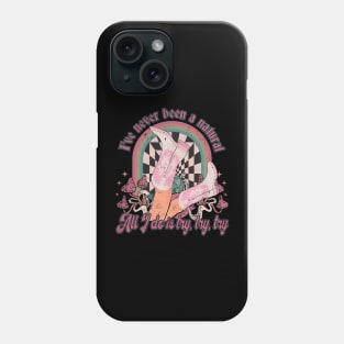 Graphic Vintage I've Never Been A Natural Funny Gifts Phone Case