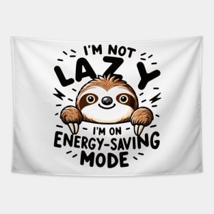 Chill Sloth - Energy-Saving Mode On Tapestry