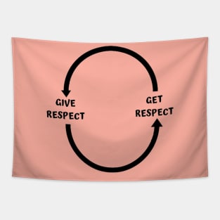 Give Respect Get Respect Tapestry