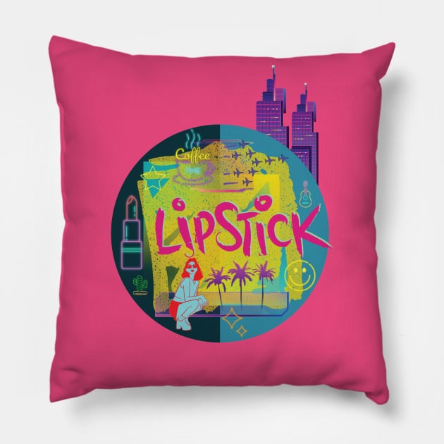 Coffee Lipstick and Summer Pillow by Persius Vagg