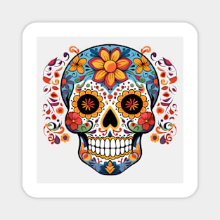 Day of the Dead Sugar Skull 9 Magnet