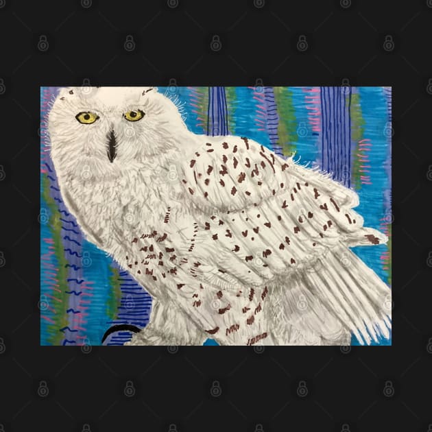 Snow owl by SamsArtworks