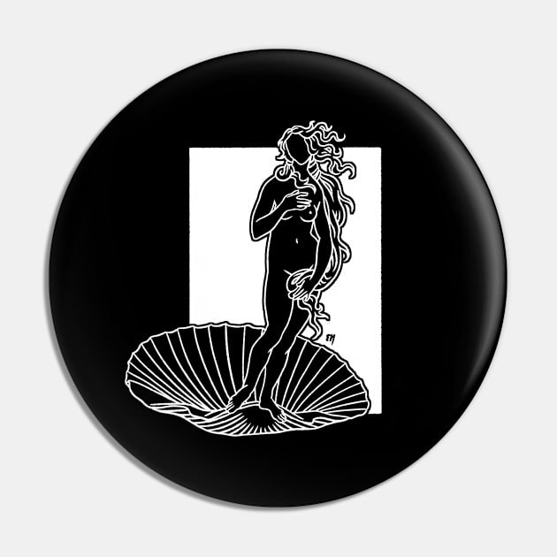 The Birth of Venus Pin by Museum of Mysteries