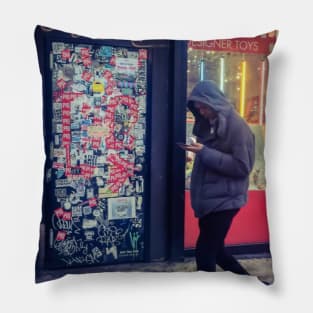 Canal Street, Tribeca, Manhattan, Nyc Pillow