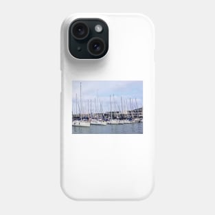 Boats at The Port Of Barcelona Phone Case