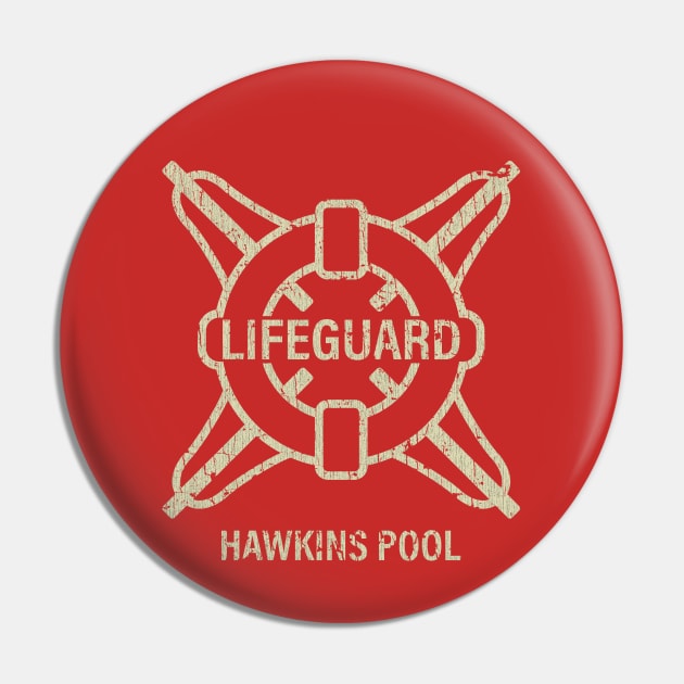 Hawkins Lifeguard 1985 Pin by JCD666