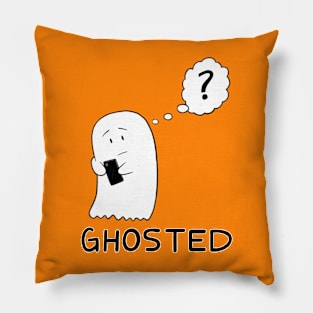 A Ghosted Ghost Pillow