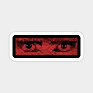 Red eyes on Siouxsie and the Banshees Magnet