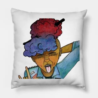 Alternative Black Girl 2 Pillow