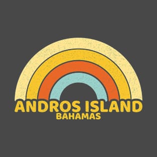 Retro Andros Island Bahamas T-Shirt