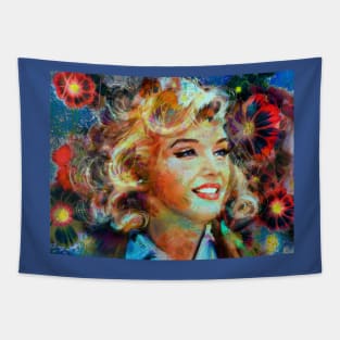 Marilyn FlowerPower Tapestry