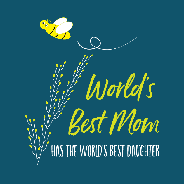 Mothers Day Worlds Best Mom from Daughter by whyitsme