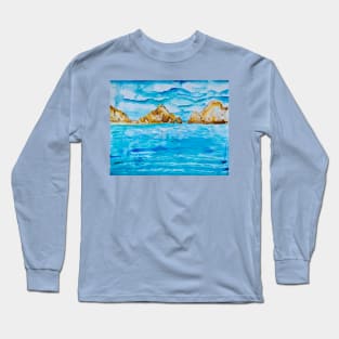  Cabo San Lucas Vintage Tribal Fish Long Sleeve T-Shirt :  Clothing, Shoes & Jewelry
