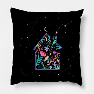 Home in Space Pillow