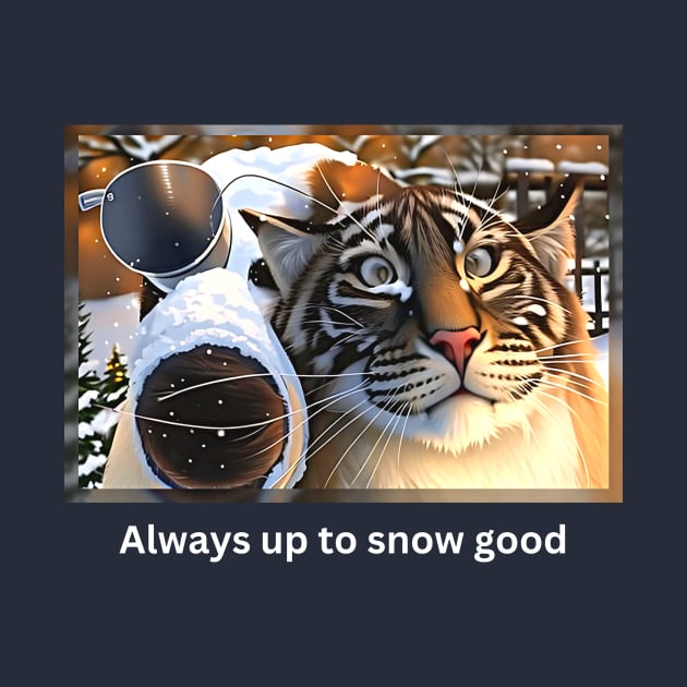 Always Up to Snow Good (tiger cross-eyed in trouble again) by PersianFMts