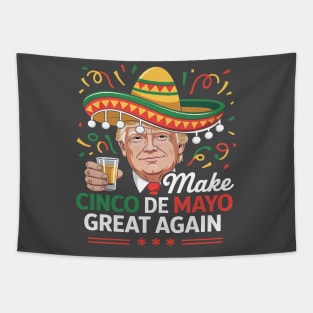 Make 4th Of July Great Again 2025 Trump Daddy Patriotic USA Tapestry