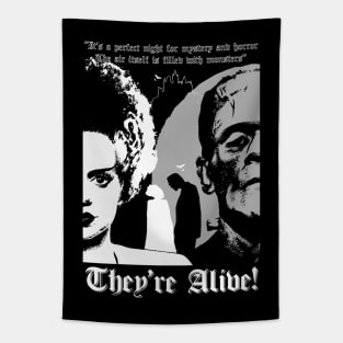 Frankenstein, It’s Alive, Bride of Frankenstein, Monsters Tapestry