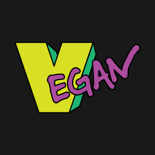 Vegan Logo Music TV Parody T-Shirt