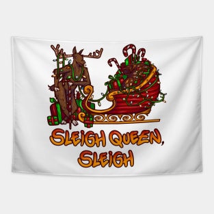 Sleigh Queen Sleigh Tapestry